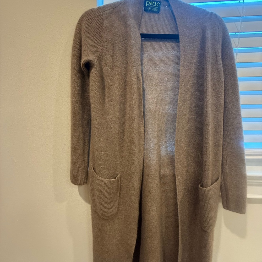 Tan Cardigan 100% CASHMERE never used